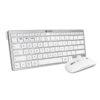 TECLADO + MOUSE SUBBLIM WIRELESS COMPACT MULTIDISPOSITIVO DUAL SILVER