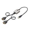 StarTech.com 2P1FFC-USB-SERIAL cambiador de género para cable USB-A 2 x DB-9 RS-232 Negro, Gris StarTech.com 2P1FFC-USB-SERIAL cambiador de género para cable USB-A 2 x DB-9 RS-232 Negro, Gris