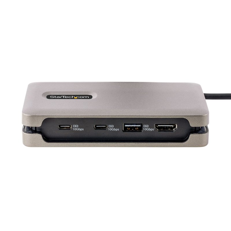 StarTech.com Adaptador Multipuertos USB-C - HDMI 2.0b 4K 60Hz - HDR - Hub USB 3.2 Gen 2 10Gbps (2xUSB-C, 1xUSB-A) - PD de 100W con Pass-Through - Con Cable de 30cm - Docking Station para Portátil StarTech.com Adaptador Multipuertos USB-C - HDMI 2.0b 4K 60Hz - HDR - Hub USB 3.2 Gen 2 10Gbps (2xUSB-C, 1xUSB-A) - PD de 100W con Pass-Through - Con Cable de 30cm - Docking Station para Portátil - Imagen 5