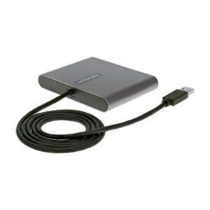StarTech.com Adaptador USB 3.0 a 4 Puertos HDMI - Tarjeta Gráfica y de Vídeo Externa - Dongle Llave USB-A a 4x HDMI - 1080p a 60Hz - Conversor Multimonitor USB a HDMI - Solo para Windows