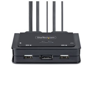 StarTech.com C2-D46-UC2-CBL-KVM interruptor KVM Negro StarTech.com C2-D46-UC2-CBL-KVM interruptor KVM Negro