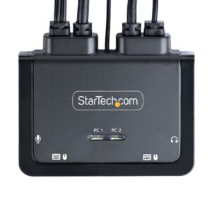 StarTech.com C2-D46-UC2-CBL-KVM interruptor KVM Negro StarTech.com C2-D46-UC2-CBL-KVM interruptor KVM Negro
