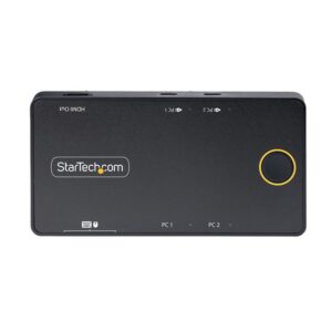 StarTech.com C2-H46-UC2-PD-KVM interruptor KVM Negro StarTech.com C2-H46-UC2-PD-KVM interruptor KVM Negro