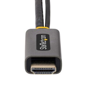 StarTech.com Cable 30cm Adaptador HDMI a DisplayPort - Activo - 4K 60Hz - Conversor HDMI 2.0 a DP 1.2 - HDR - Alimentado por el Bus USB - de Ordenador de Sobremesa o Portátil