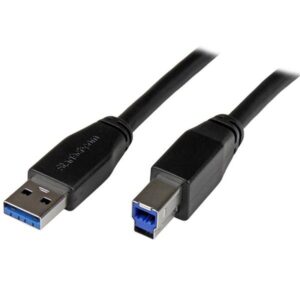 StarTech.com Cable Activo USB 3.0 SuperSpeed de 10 metros - A Macho a B Macho StarTech.com Cable Activo USB 3.0 SuperSpeed de 10 metros - A Macho a B Macho