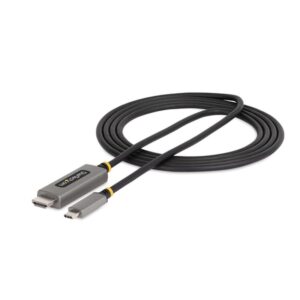 StarTech.com Cable Adaptador de 2m USB-C a HDMI - 8K 60Hz - 4K 144Hz - HDR10 - Cable Conversor de Vídeo USB tipo C a HDMI 2.1 - Modo Alt DP - Compatible con USB4/Thunderbolt 3/4