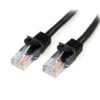 StarTech.com Cable de 2m Negro de Red Fast Ethernet Cat5e RJ45 sin Enganche - Cable Patch Snagless