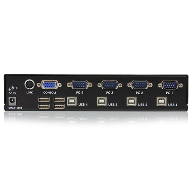 StarTech.com Conmutador Switch Profesional KVM 4 Puertos Vídeo VGA - USB - Hasta 1920x1440 StarTech.com Conmutador Switch Profesional KVM 4 Puertos Vídeo VGA - USB - Hasta 1920x1440 - Imagen 3