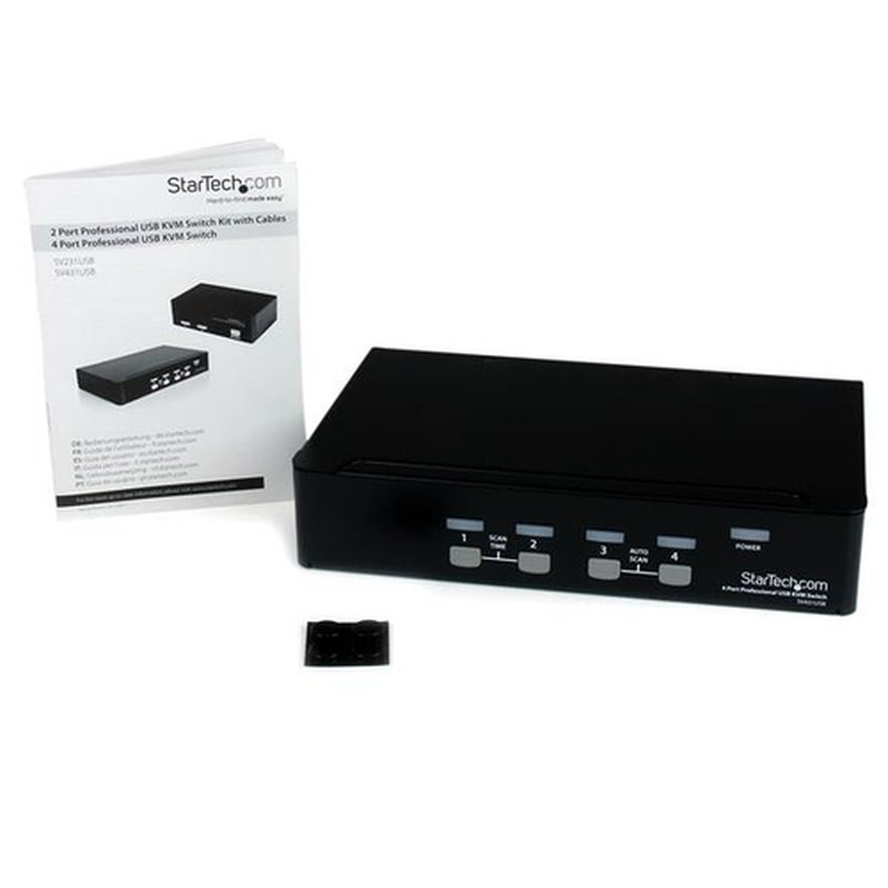StarTech.com Conmutador Switch Profesional KVM 4 Puertos Vídeo VGA - USB - Hasta 1920x1440 StarTech.com Conmutador Switch Profesional KVM 4 Puertos Vídeo VGA - USB - Hasta 1920x1440 - Imagen 4