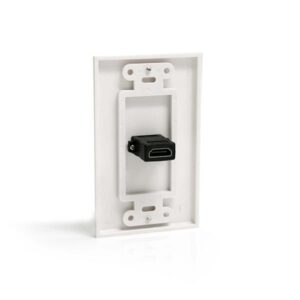 StarTech.com HDMIPLATE placa de pared y cubierta de interruptor Blanco