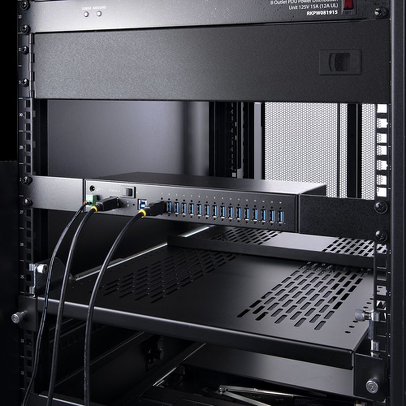 StarTech.com Hub Ladrón USB 3.0 5Gb de 16 Puertos Industrial - Metal - Montaje en Rack/Superficie/DIN - Carga Compartida USB 120W - ESD - Bloque de Terminales - Switch de 2 Hosts StarTech.com Hub Ladrón USB 3.0 5Gb de 16 Puertos Industrial - Metal - Montaje en Rack/Superficie/DIN - Carga Compartida USB 120W - ESD - Bloque de Terminales - Switch de 2 Hosts - Imagen 9