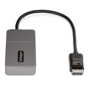StarTech.com Hub MST de 3 Puertos - Multiplicador Divisor DisplayPort a 3 Puertos HDMI 4K60Hz - Adaptador Gráfico DP 1.4 Multimonitor - Cable de 30cm - Alimentado por USB - Solo Windows