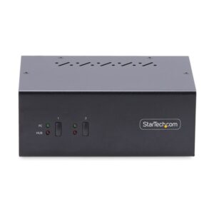 StarTech.com P2DD46A2-KVM-SWITCH interruptor KVM Negro