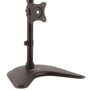 StarTech.com Soporte Vertical de Acero de Servicio Pesado para dos Monitores - Base Ajustable VESA para Pantallas de hasta 27 Pulgadas