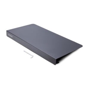 StarTech.com Superficie Manga de Acero para la Esquina de una Mesa o Escritorio de Esquina - 12,7-38,1mm de Grosor - Bandeja Extensora de Esquina de Escritorio o Mesa en L para Teclado
