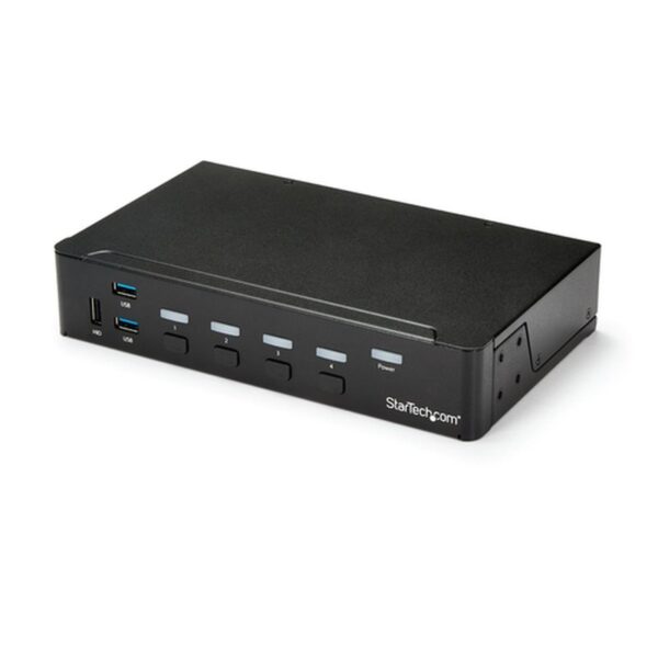 StarTech.com Switch Conmutador KVM de 4 Puertos HDMI 1080p con USB 3.0