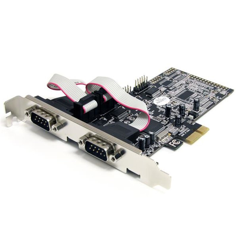 StarTech.com Tarjeta Adaptadora PCI Express PCIe de 4 Puertos Serie RS232 UART 16550 Serial DB9 StarTech.com Tarjeta Adaptadora PCI Express PCIe de 4 Puertos Serie RS232 UART 16550 Serial DB9 - Imagen 3