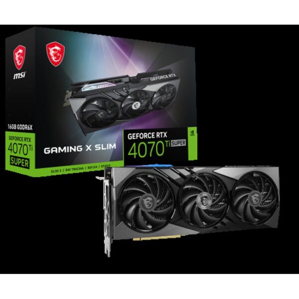 TARJETA GRAFICA MSI RTX 4070TI SUPER 16GB GAMING X SLI 3X