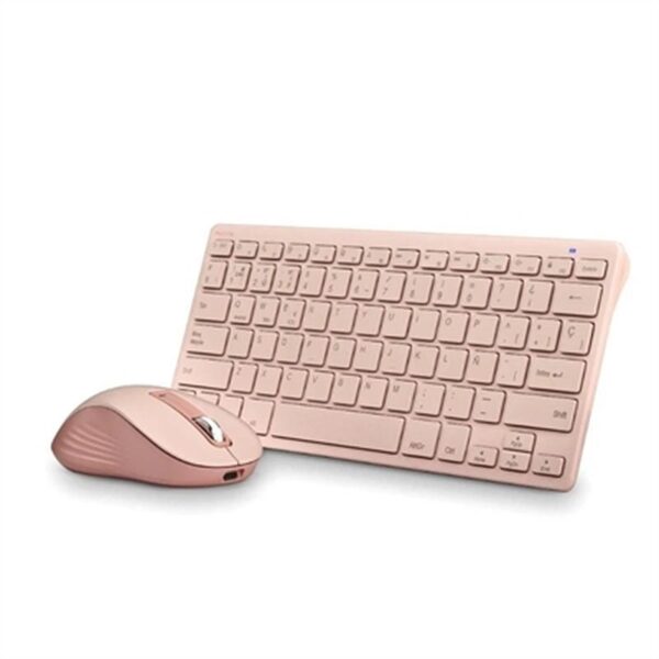 TECLADO + MOUSE NGS WIRELESS FANTASY KIT PINK