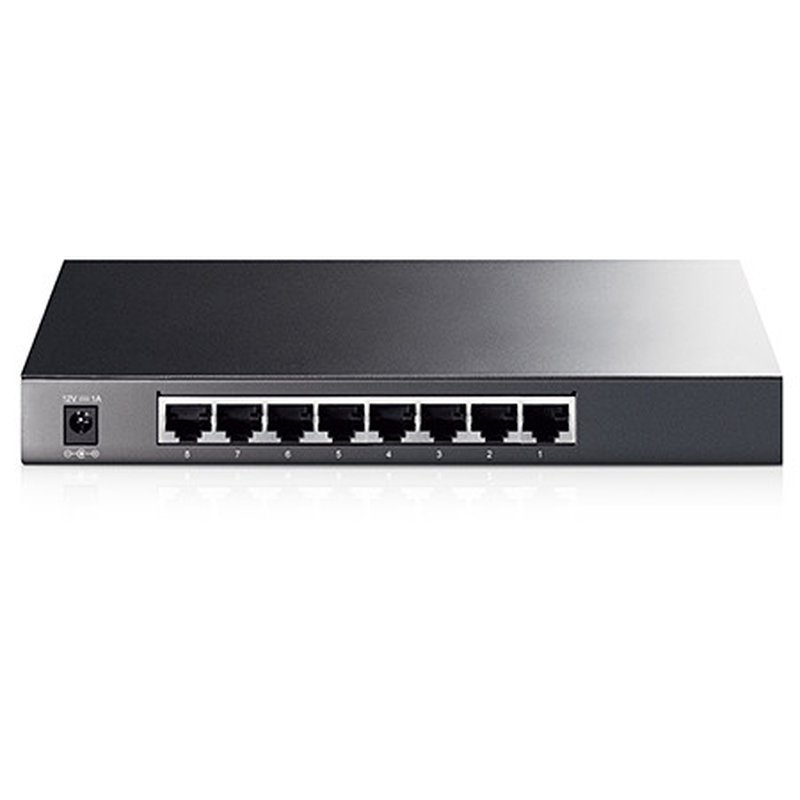 TP-Link TL-SG2008 switch Gestionado L2/L2+ Gigabit Ethernet (10/100/1000) Negro - Imagen 3