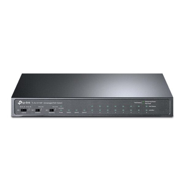 TP-Link TL-SL1311MP switch No administrado Fast Ethernet (10/100) Energía sobre Ethernet (PoE) Negro