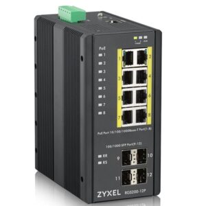 Alternative view of Zyxel RGS200-12P Gestionado L2 Gigabit Ethernet (10/100/1000) Energía sobre Ethernet (PoE) Negro