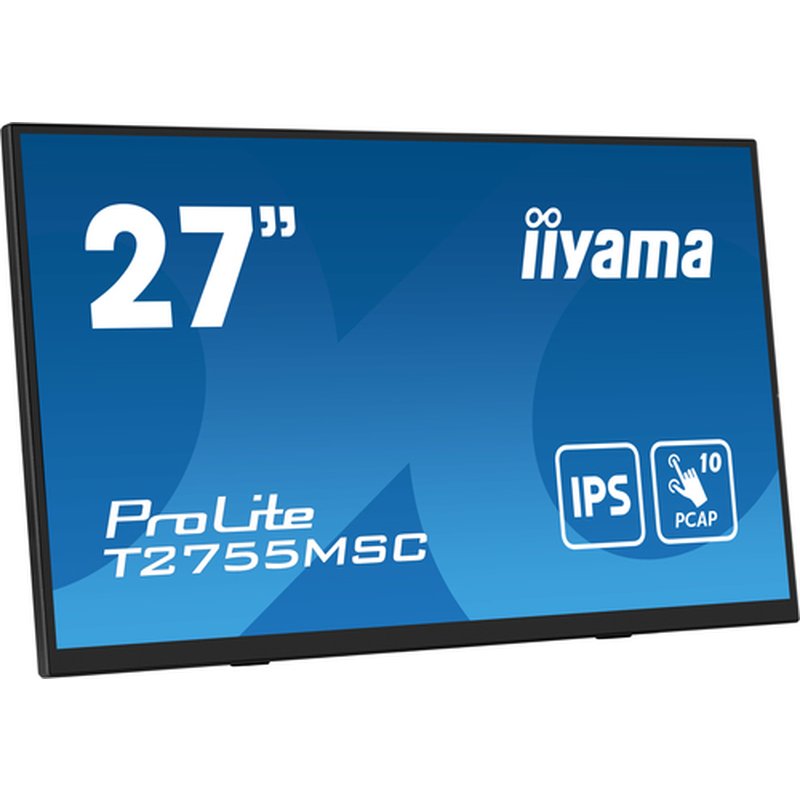 iiyama ProLite T2755MSC-B1 pantalla para PC 68,6 cm (27") 1920 x 1080 Pixeles Full HD LED Pantalla táctil Mesa Negro - Imagen 4