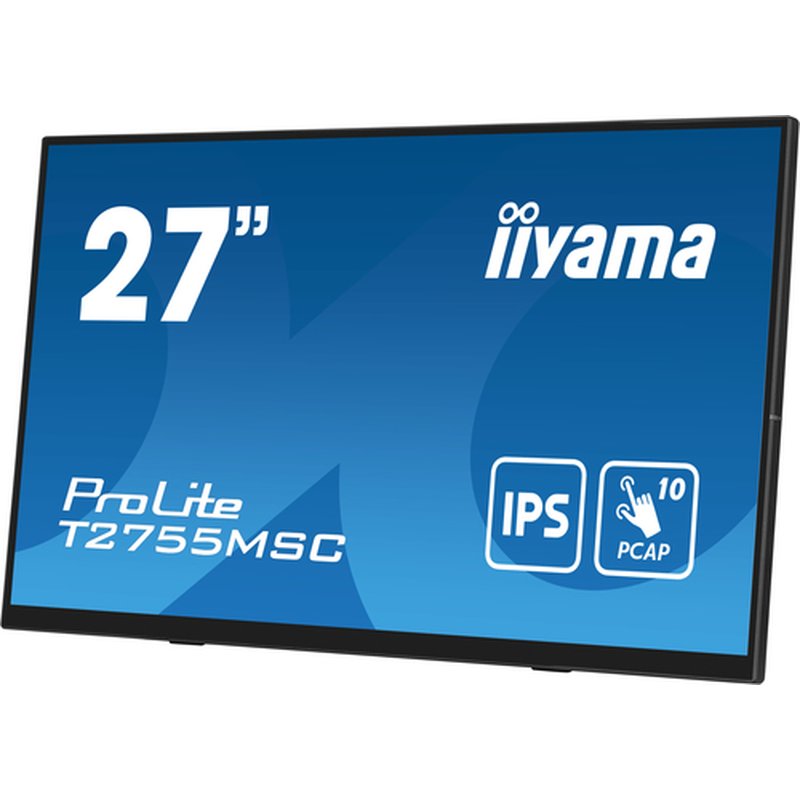 iiyama ProLite T2755MSC-B1 pantalla para PC 68,6 cm (27") 1920 x 1080 Pixeles Full HD LED Pantalla táctil Mesa Negro - Imagen 5