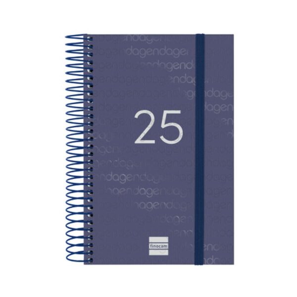 AGENDA 2025 BASIC YEAR E5 117X181MM DIA PAGINA AZUL FINOCAM 741091025