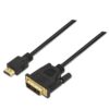 AISENS A117-0090 adaptador de cable de vídeo 1,8 m HDMI tipo A (Estándar) DVI 18+1 Negro AISENS A117-0090 adaptador de cable de vídeo 1,8 m HDMI tipo A (Estándar) DVI 18+1 Negro
