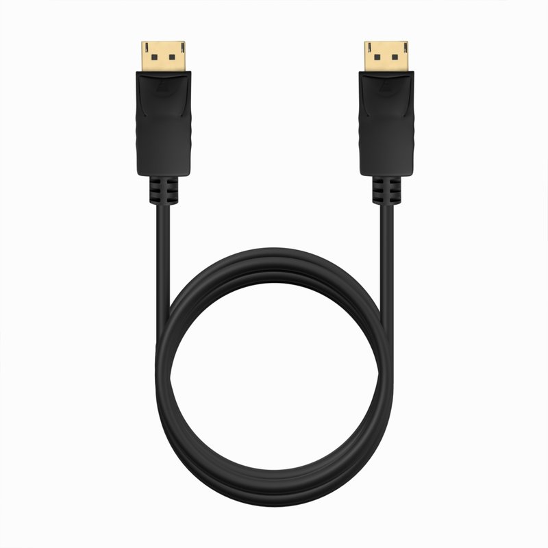 AISENS Cable DISPLAYPORT V1.2 CCS 4K@60Hz, DP/M-DP/M, Negro, 1.5m