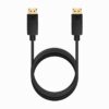 AISENS Cable DISPLAYPORT V1.2 CCS 4K@60Hz, DP/M-DP/M, Negro, 2.0m