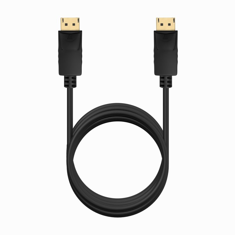 AISENS Cable DISPLAYPORT V1.2 CCS 4K@60Hz, DP/M-DP/M, Negro, 2.0m