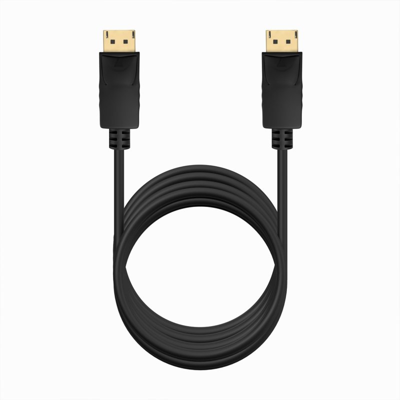 AISENS Cable DISPLAYPORT V1.2 CCS 4K@60Hz, DP/M-DP/M, Negro, 3.0m