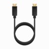 AISENS Cable DISPLAYPORT V1.2 CCS 4K@60Hz, DP/M-DP/M, Negro, 5.0m