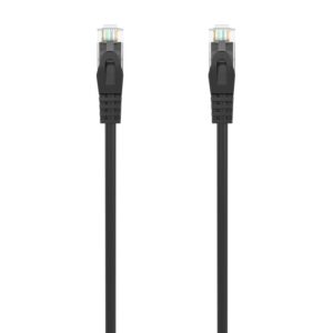 AISENS Cable de Red Latiguillo RJ45 LSZH Cat.6A 500 Mhz UTP AWG24, Negro, 3.0M