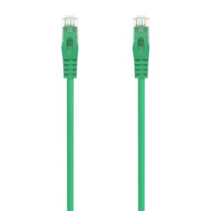 AISENS Cable de Red Latiguillo RJ45 LSZH Cat.6A 500 Mhz UTP AWG24, Verde, 1.5M