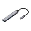 AISENS Hub USB 3.1 USB-C, Tipo C/M - 4x Tipo A/H, Gris, 10 cm AISENS Hub USB 3.1 USB-C, Tipo C/M - 4x Tipo A/H, Gris, 10 cm