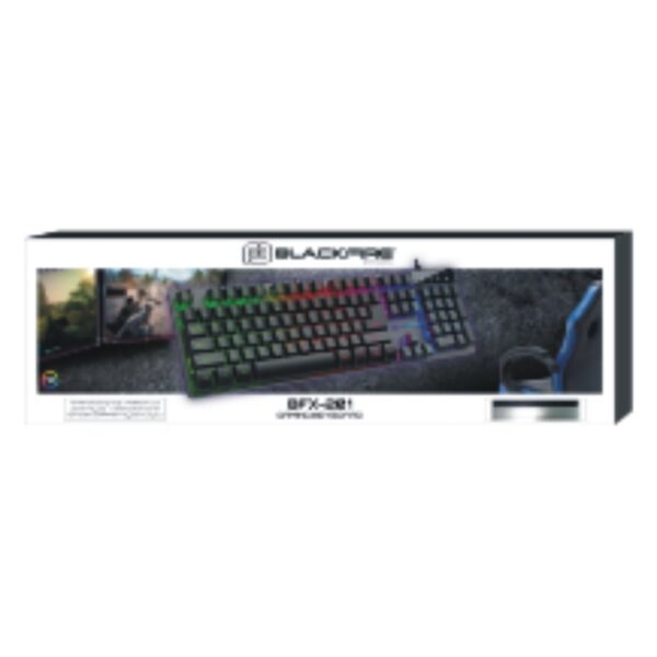 ARDISTEL BLACKFIRE PC GAMING Teclado STEEL BFX201