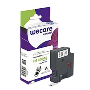 ARMOR    WECARE Etiqueta Blanca Texto negro para DYMO D1 43613 6mmx7m