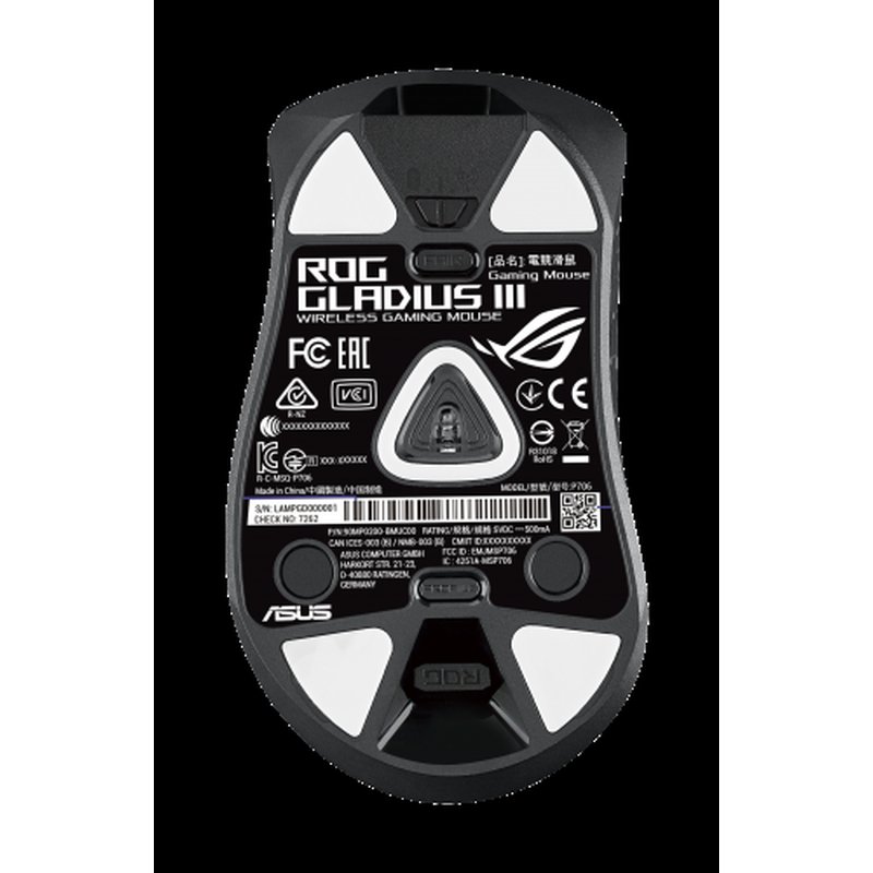 ASUS ROG Gladius III ratón mano derecha USB tipo A Óptico 19000 DPI - Imagen 10