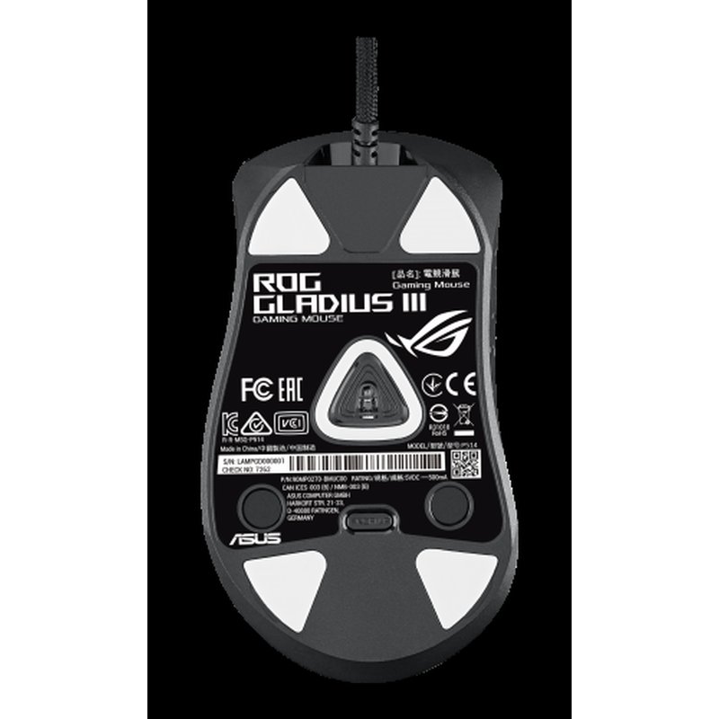 ASUS ROG Gladius III ratón mano derecha USB tipo A Óptico 19000 DPI - Imagen 3