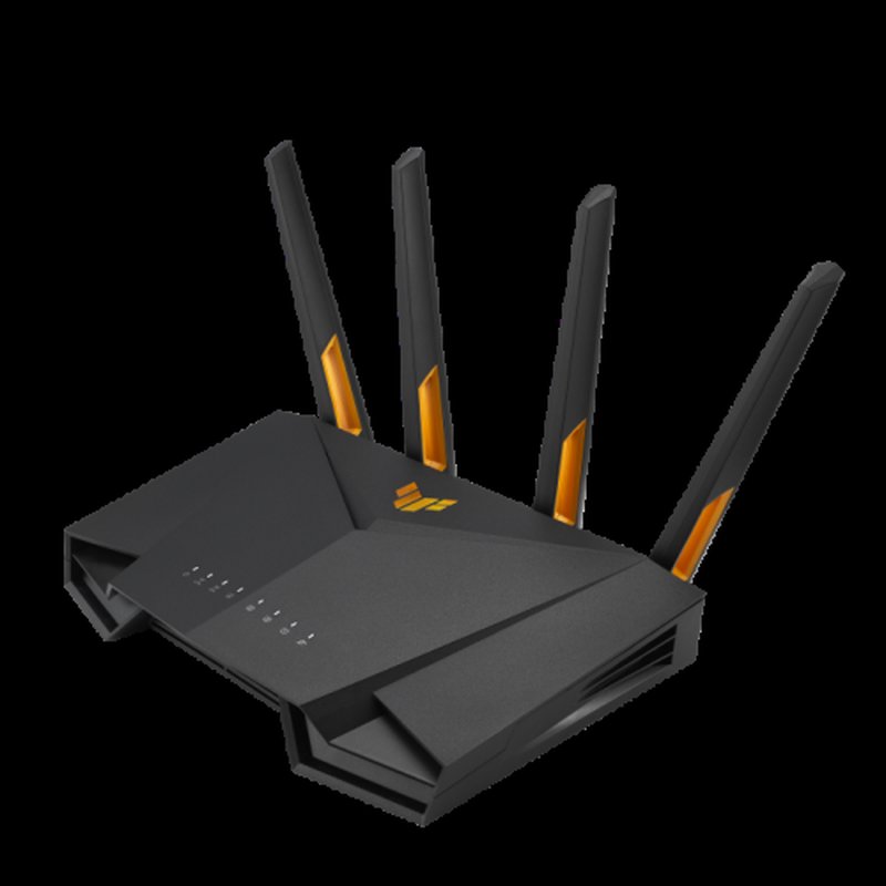ASUS TUF Gaming AX3000 V2 router inalámbrico Gigabit Ethernet Doble banda (2,4 GHz / 5 GHz) Negro, Naranja