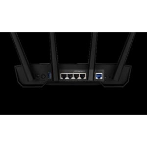 ASUS TUF Gaming AX3000 V2 router inalámbrico Gigabit Ethernet Doble banda (2,4 GHz / 5 GHz) Negro, Naranja
