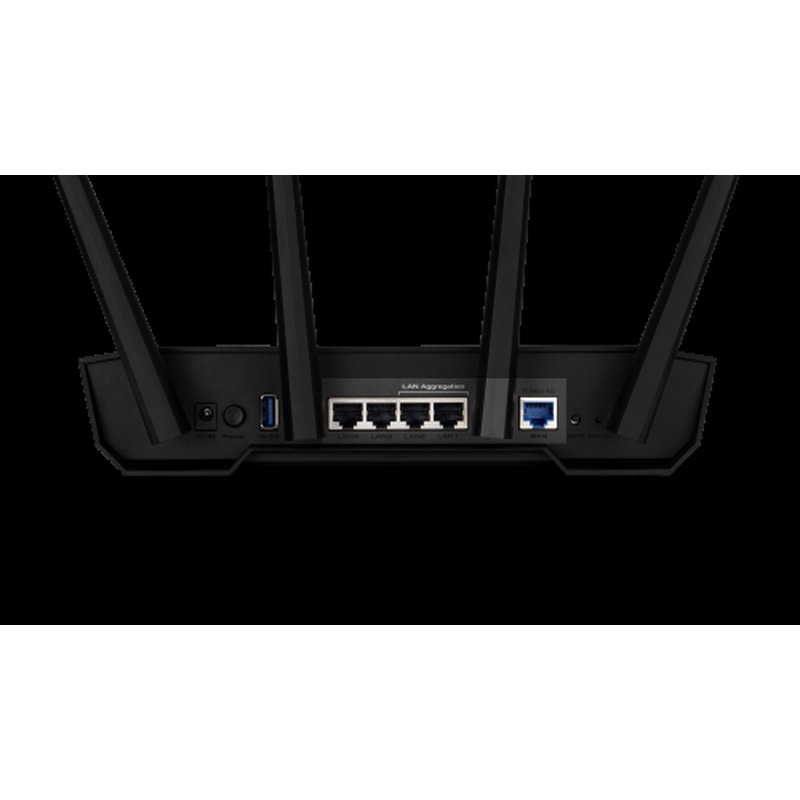 ASUS TUF Gaming AX3000 V2 router inalámbrico Gigabit Ethernet Doble banda (2,4 GHz / 5 GHz) Negro, Naranja - Imagen 2