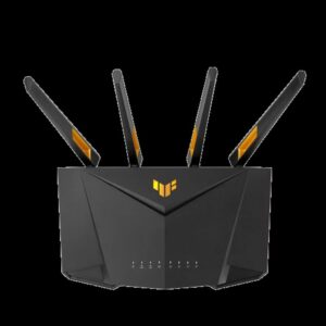 ASUS TUF Gaming AX3000 V2 router inalámbrico Gigabit Ethernet Doble banda (2,4 GHz / 5 GHz) Negro, Naranja