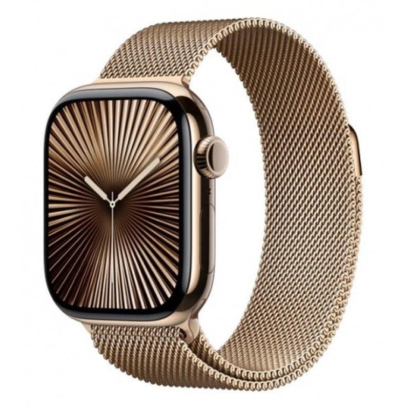 APPLE WATCH SERIES 10 GPS + CELL 42MM GOLD TITANIUM + CORREA GOLD MILANESE LOOP APPLE WATCH SERIES 10 GPS + CELL 42MM GOLD TITANIUM + CORREA GOLD MILANESE LOOP