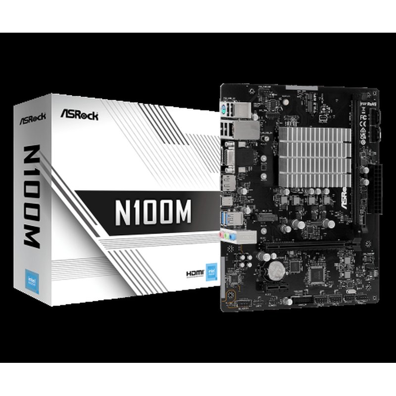 Asrock N100M NA (CPU integrada) micro ATX Asrock N100M NA (CPU integrada) micro ATX - Imagen 5