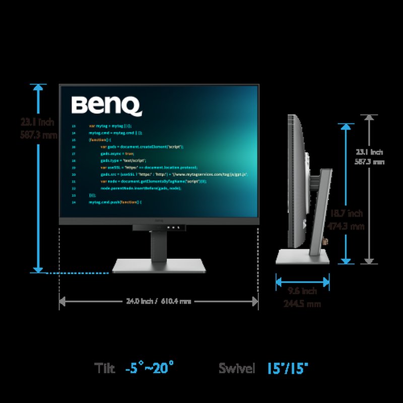 BenQ RD280U pantalla para PC 71,6 cm (28.2") 3840 x 2560 Pixeles 4K Ultra HD Negro - Imagen 5