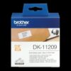 Brother DK-11209 cinta para impresora de etiquetas Negro sobre blanco